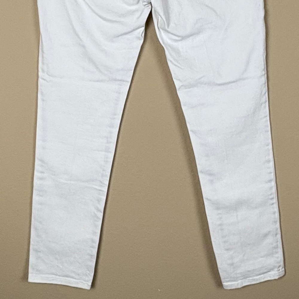 Cabi White Cotton Blend Jeans; Size 6 - Picture 8 of 12